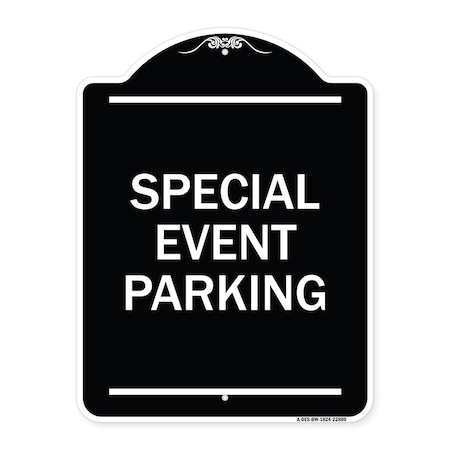 Special Event Parking Heavy-Gauge Aluminum Architectural Sign